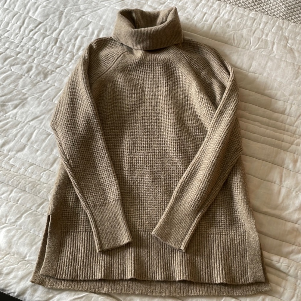 LOFT cowl-neck tunic sweater. Size medium.